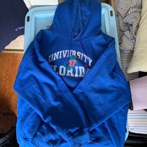 Vintage blue hoodie